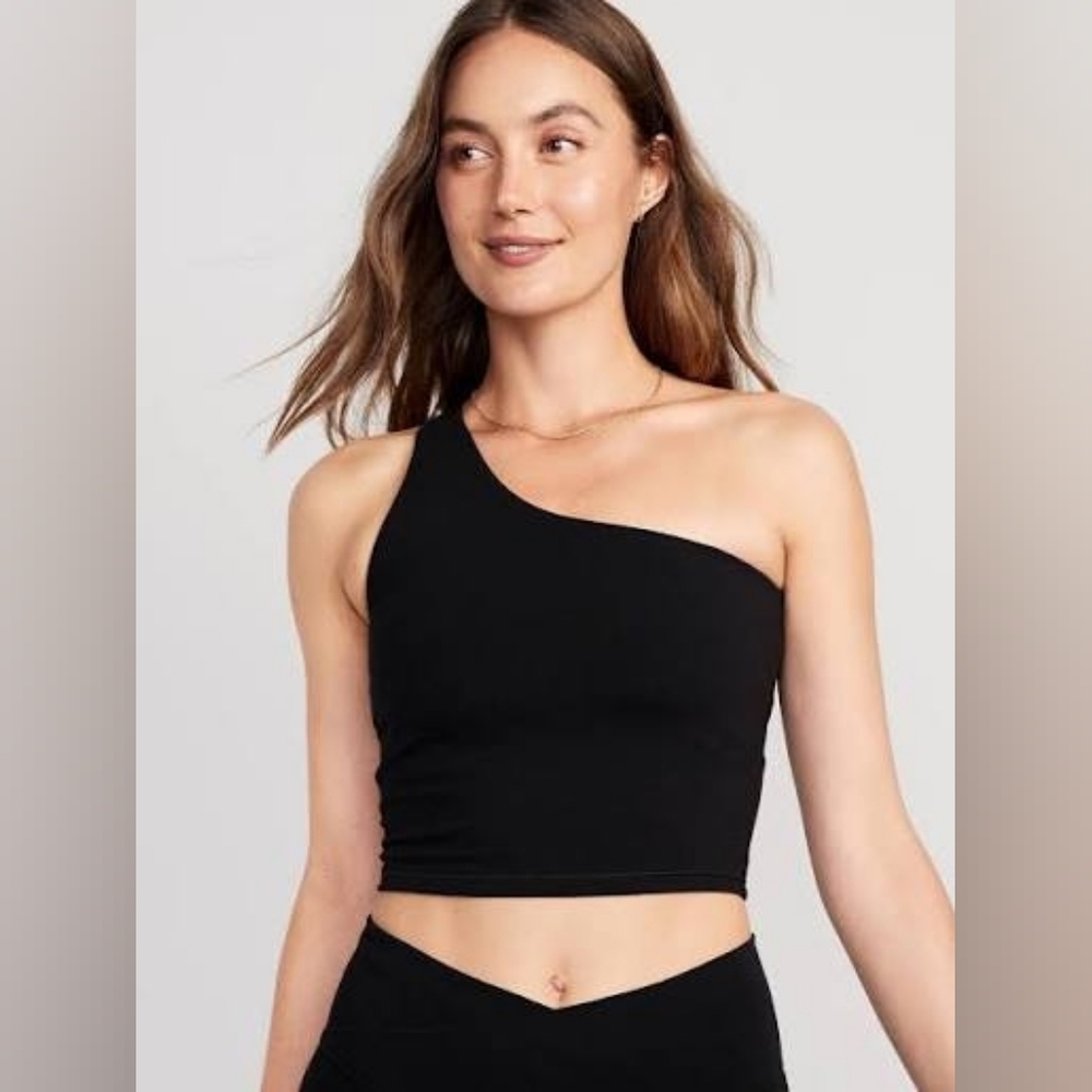 Old Navy Active One-Shoulder Bra Top